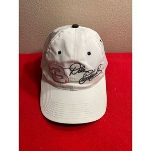 Dale Earnhardt white SnapBack chase authentic hat vintage #3